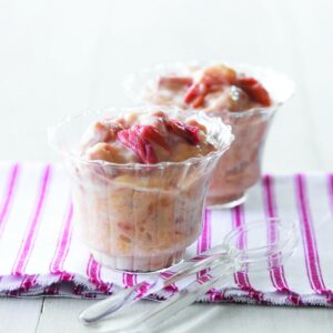 Rhubarb fool