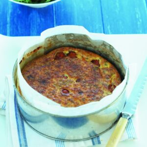 Roast tomato and ricotta frittata