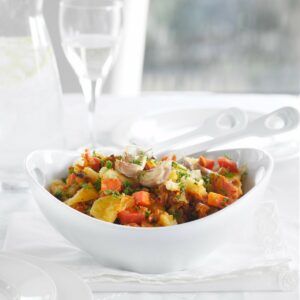 Roasted garlic vegetable mash