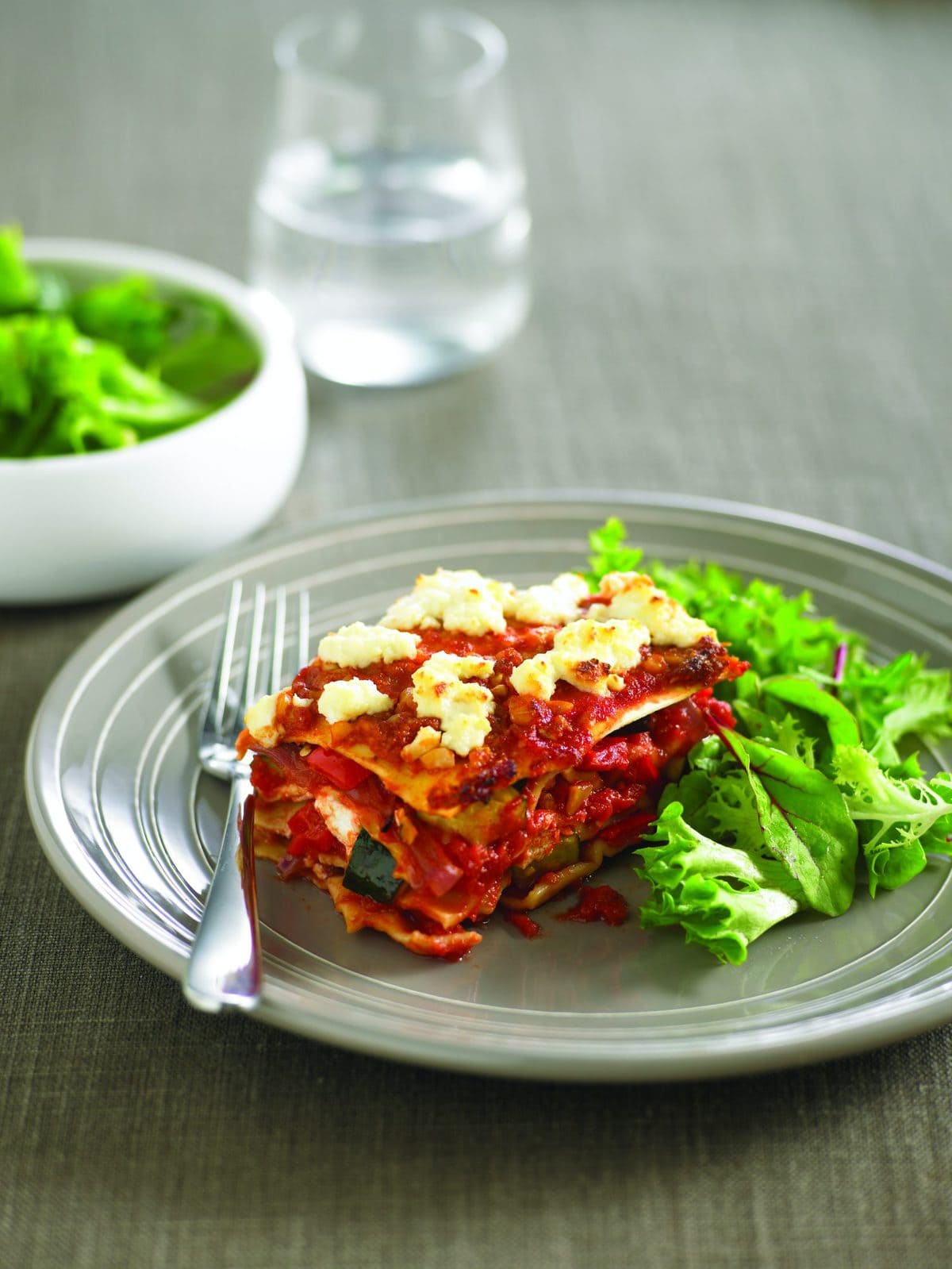 Roasted vegetable lasagne