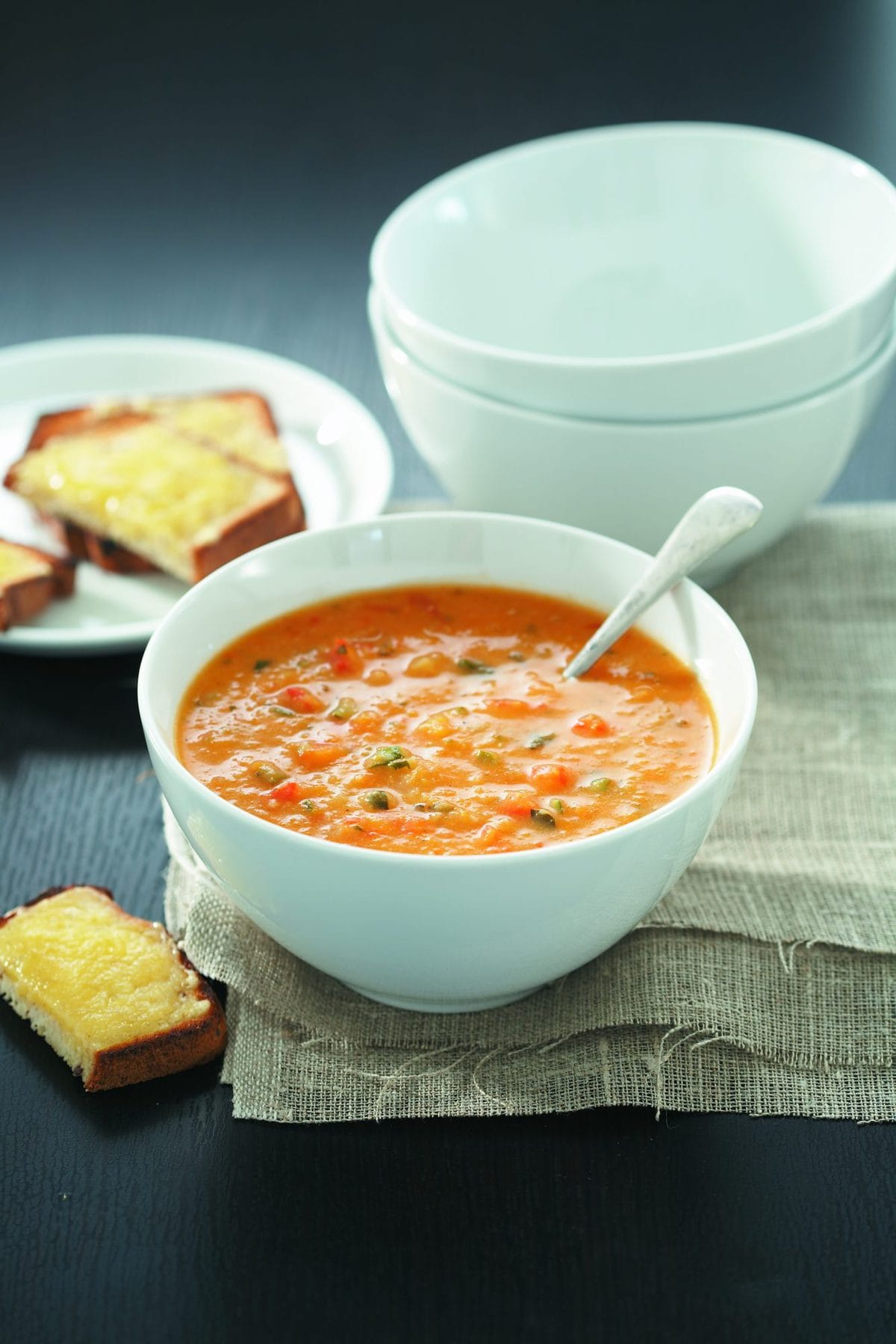 Roasted vegetable soup