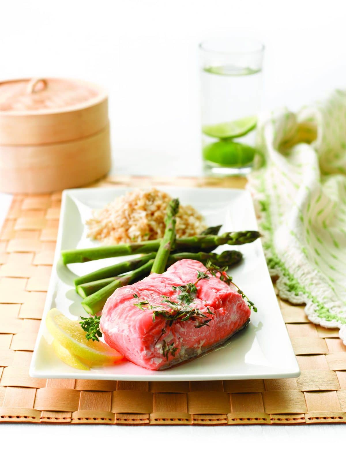 Salmon with asparagus