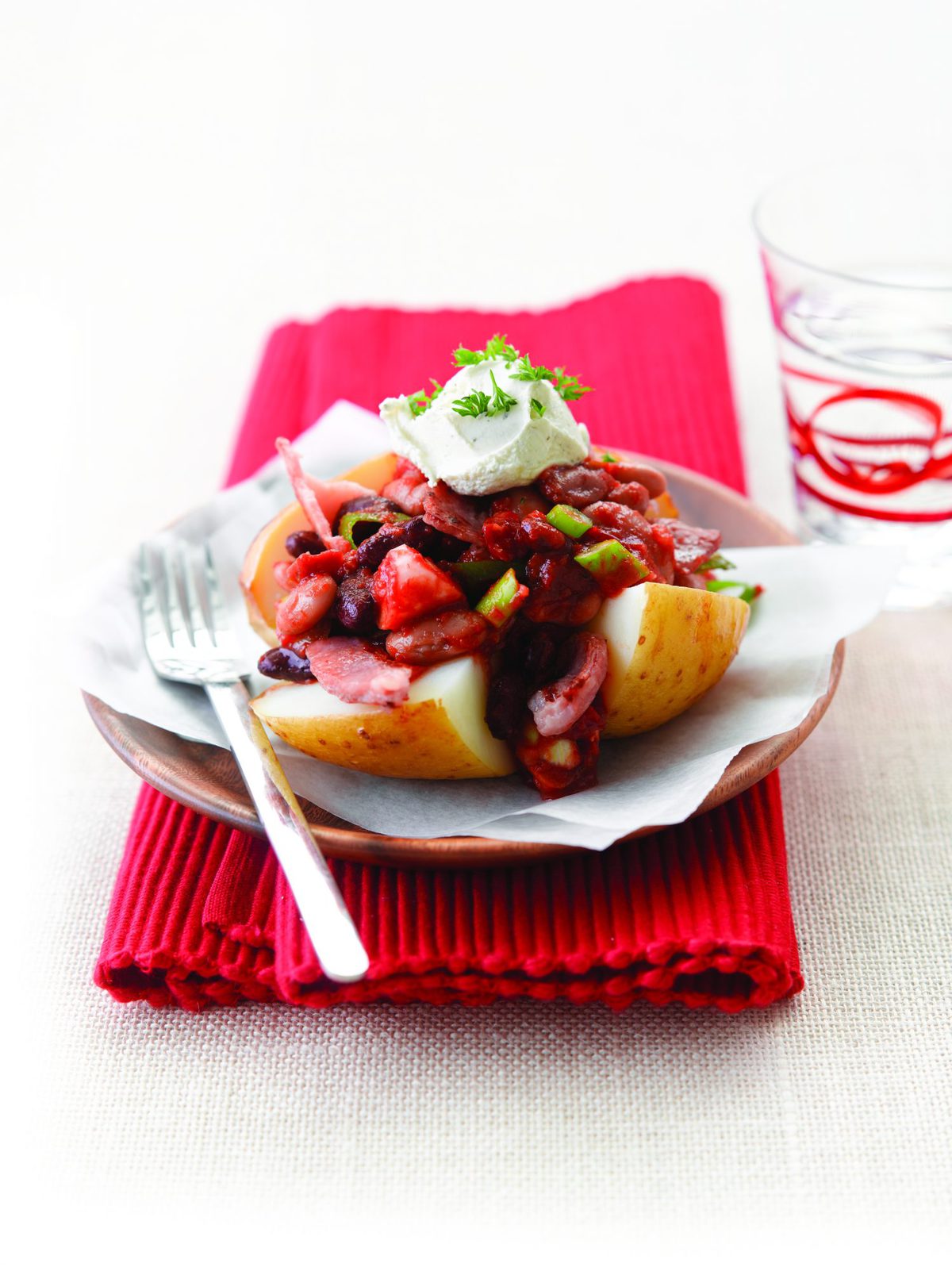 Salsa jacket potato