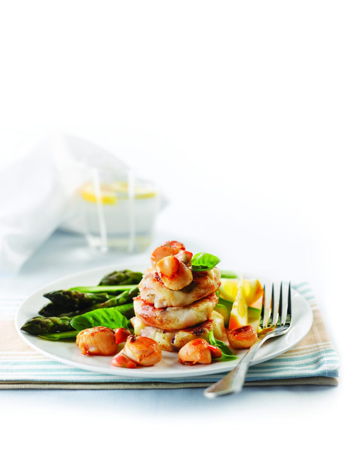 Scallop mash hash