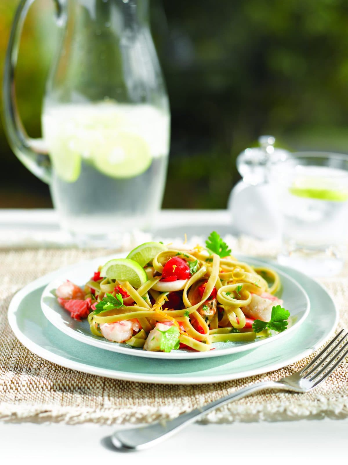 Seafood tagliatelle