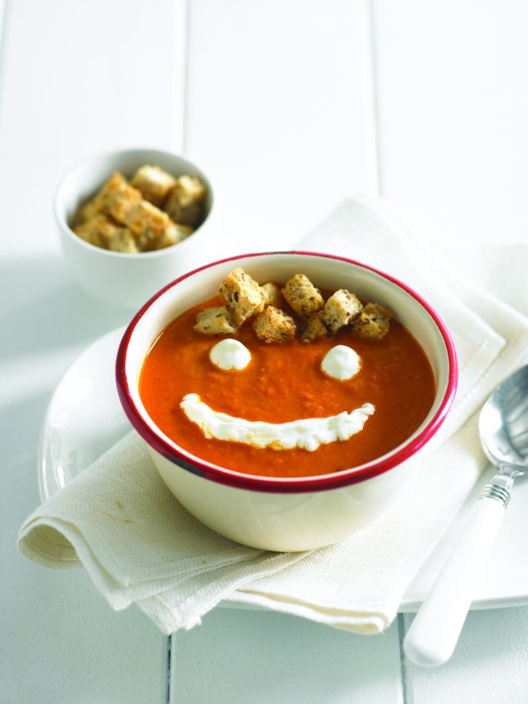 Smiley face tomato soup Smiley face tomato soup