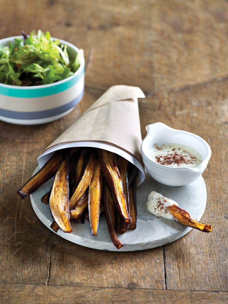 Spicy eggplant ‘chips’