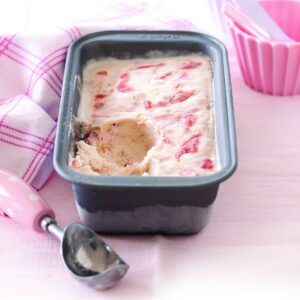 Strawberry ripple ice cream