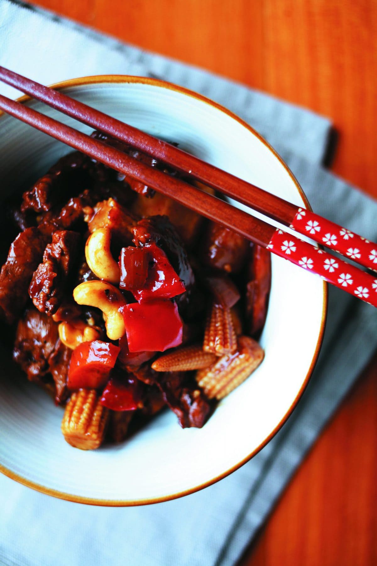 Sweet and sour pork stir-fry
