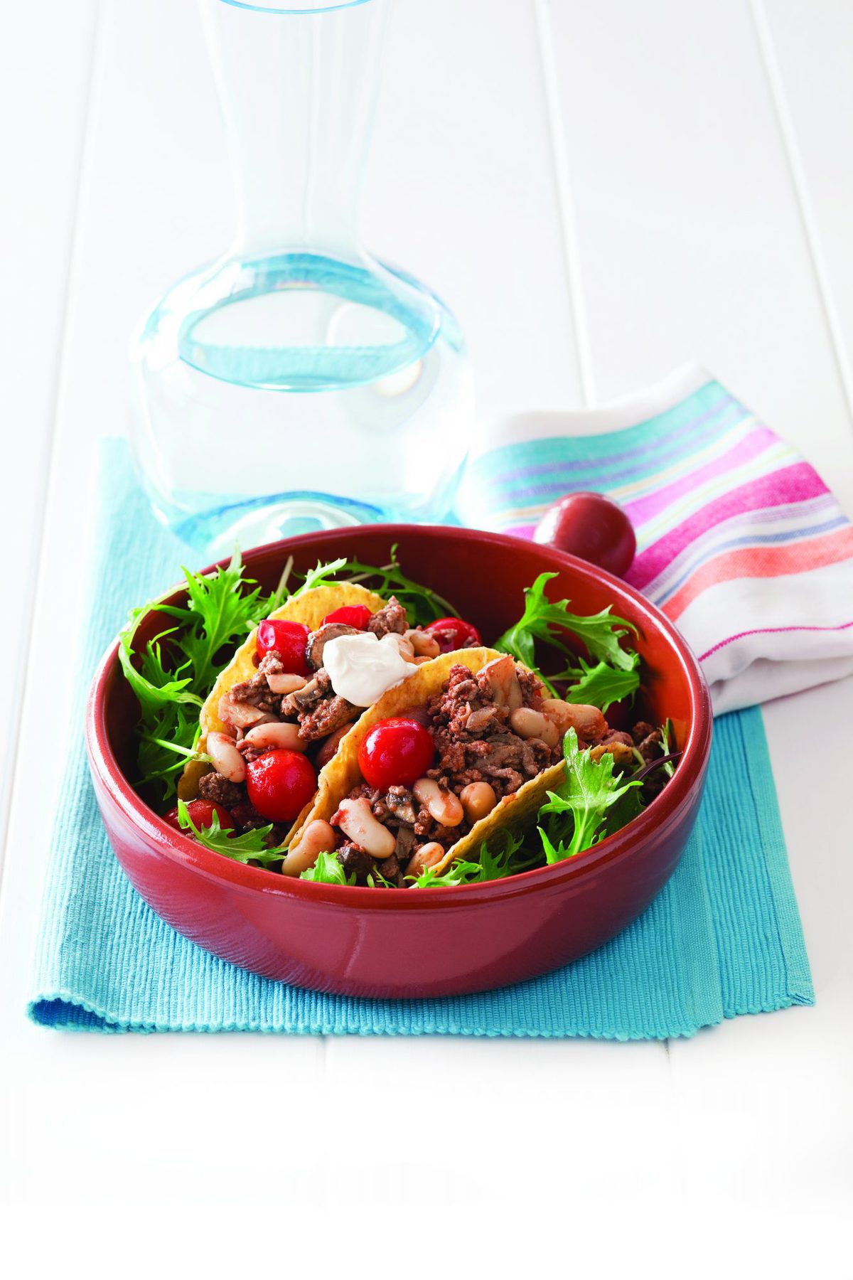 Taco beef salad