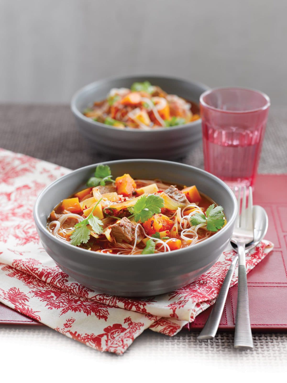 Tasty beef soup