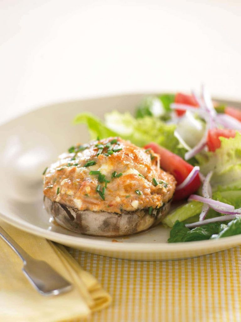 Tasty stuffed mushrooms
