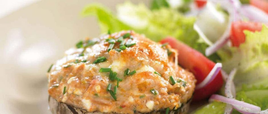 Tasty stuffed mushrooms