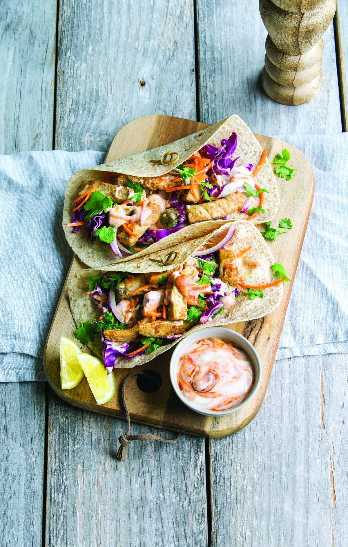 Tasty fish tacos