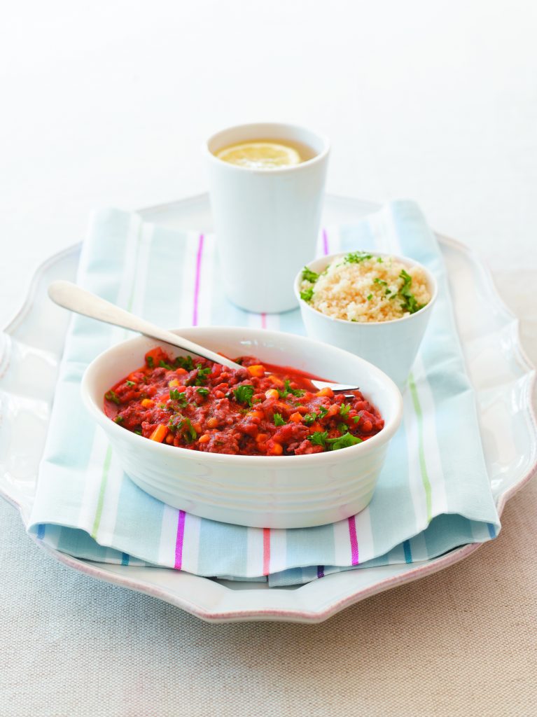 Tasty pork with couscous Tasty pork with couscous