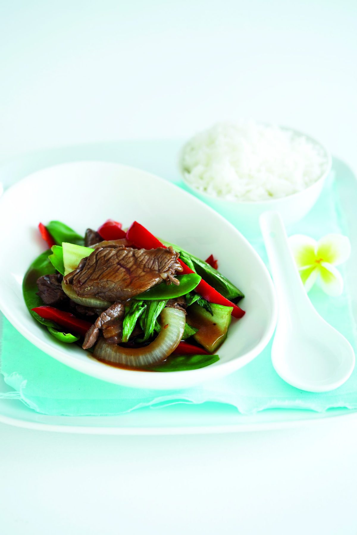 Teriyaki beef stir-fry