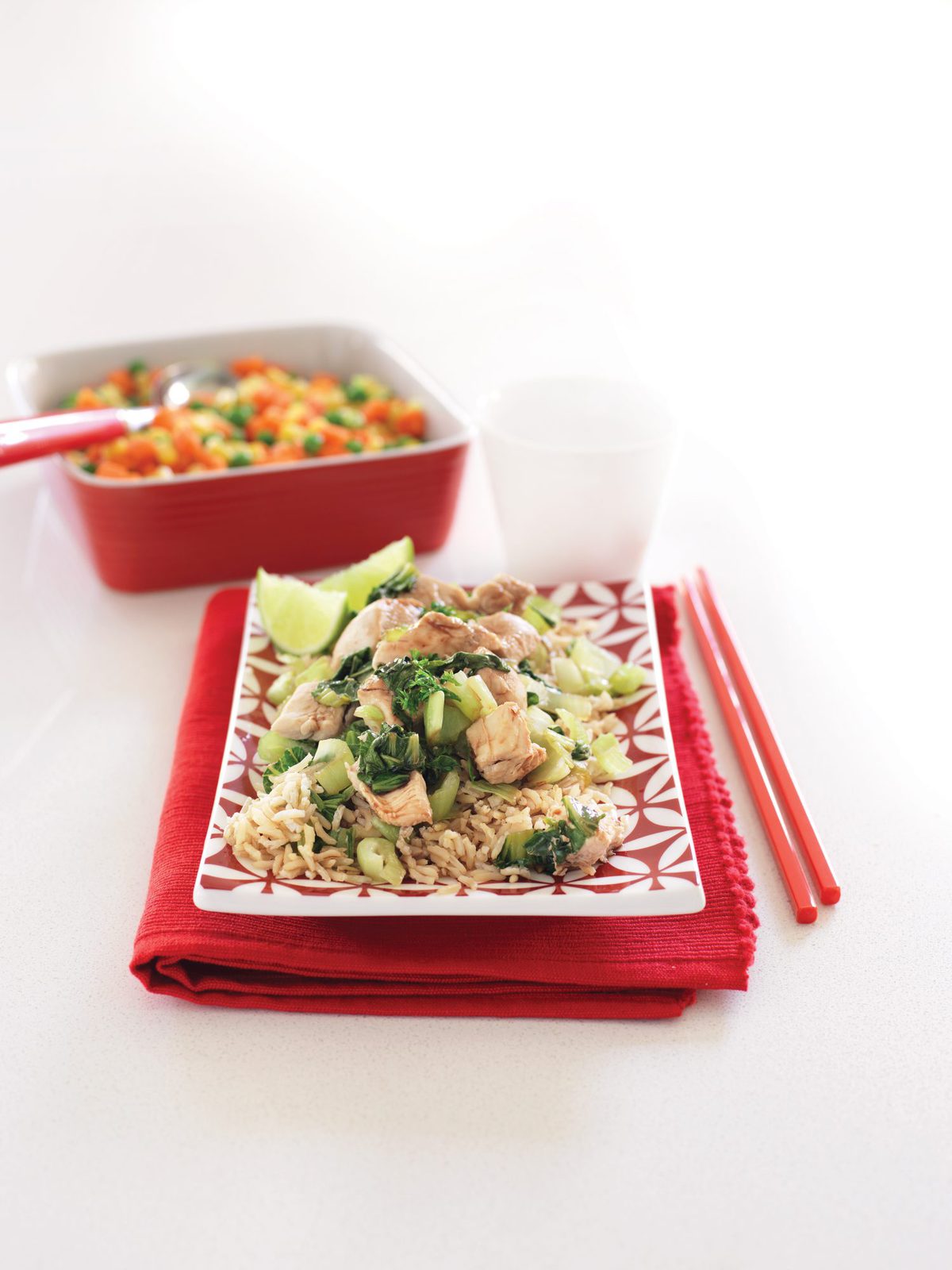 Thai chicken en papillote
