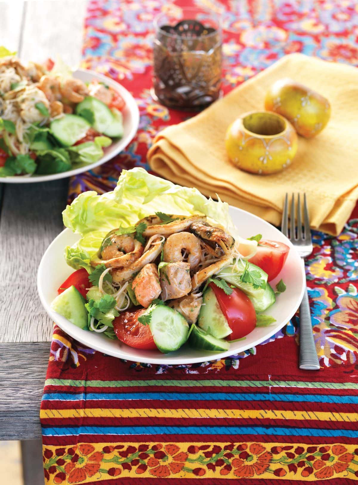 Thai-style hot-and-sour seafood