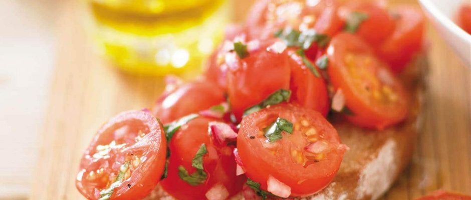 Tomato bruschetta