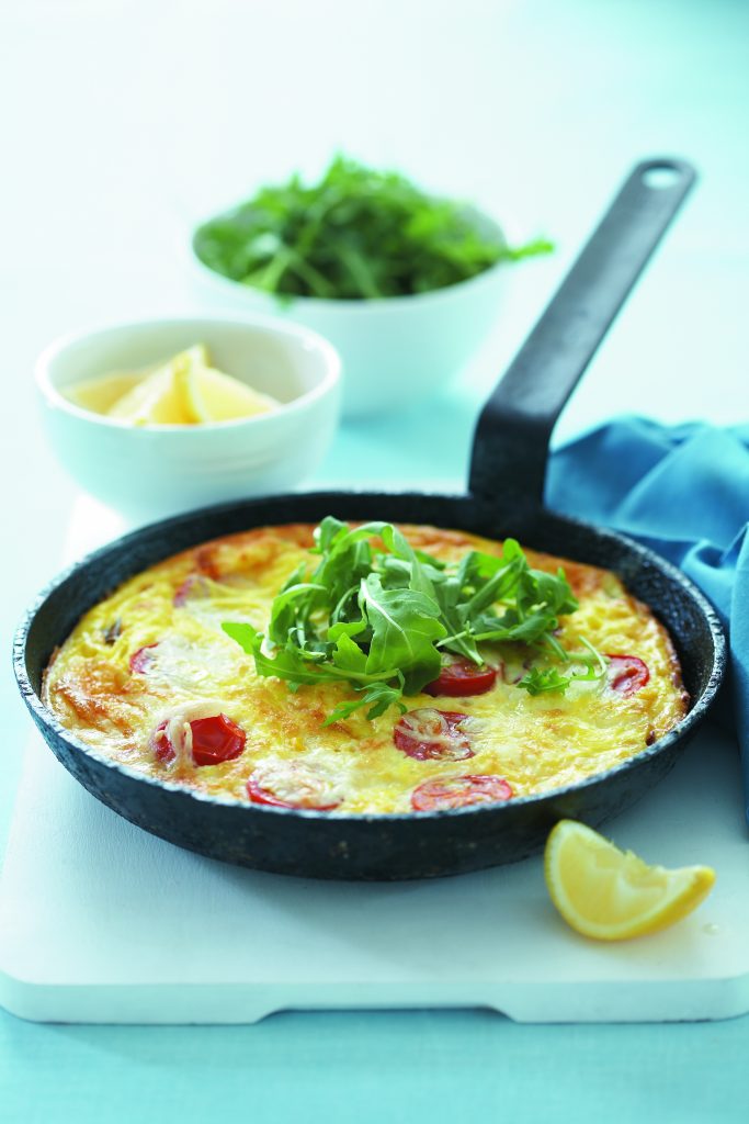 Tomato and corn frittata Tomato and corn frittata