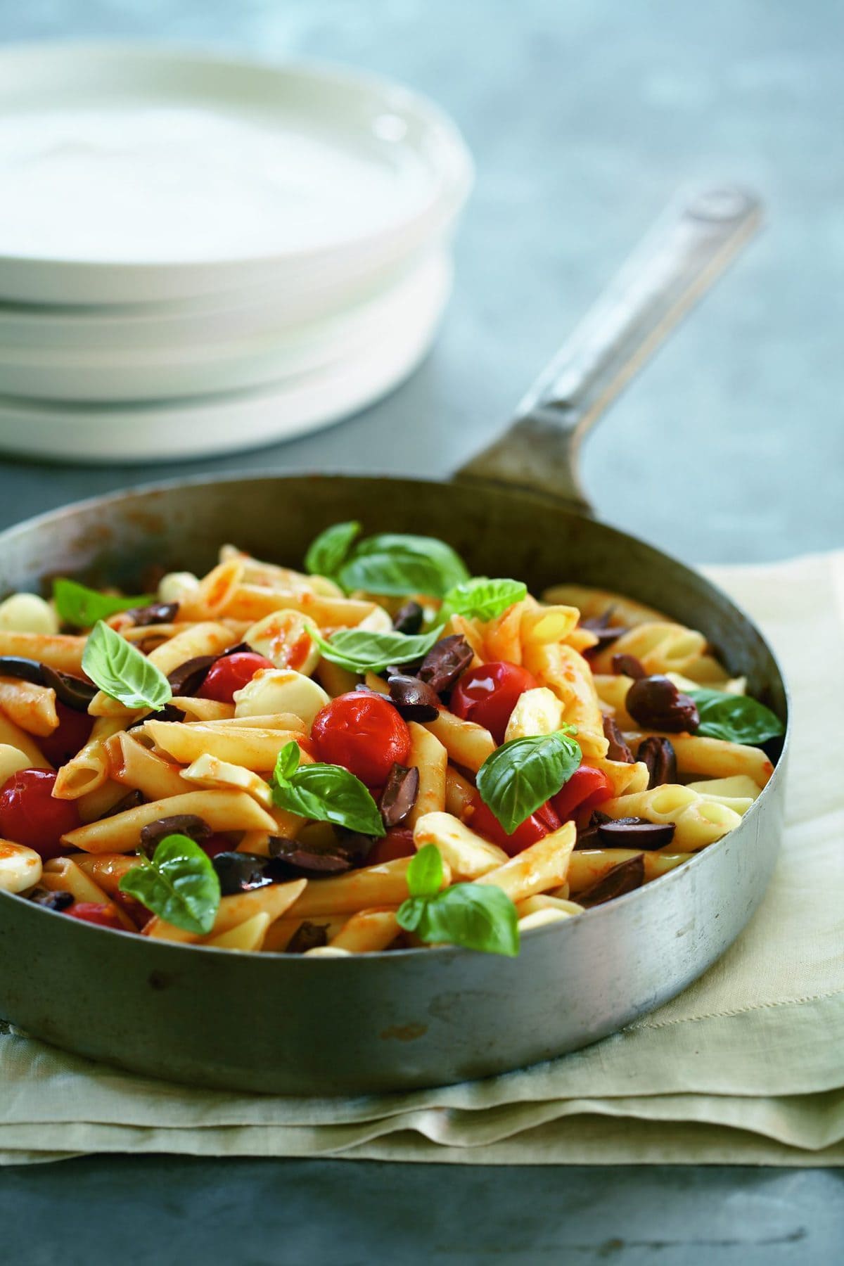 Tomato, feta and basil penne
