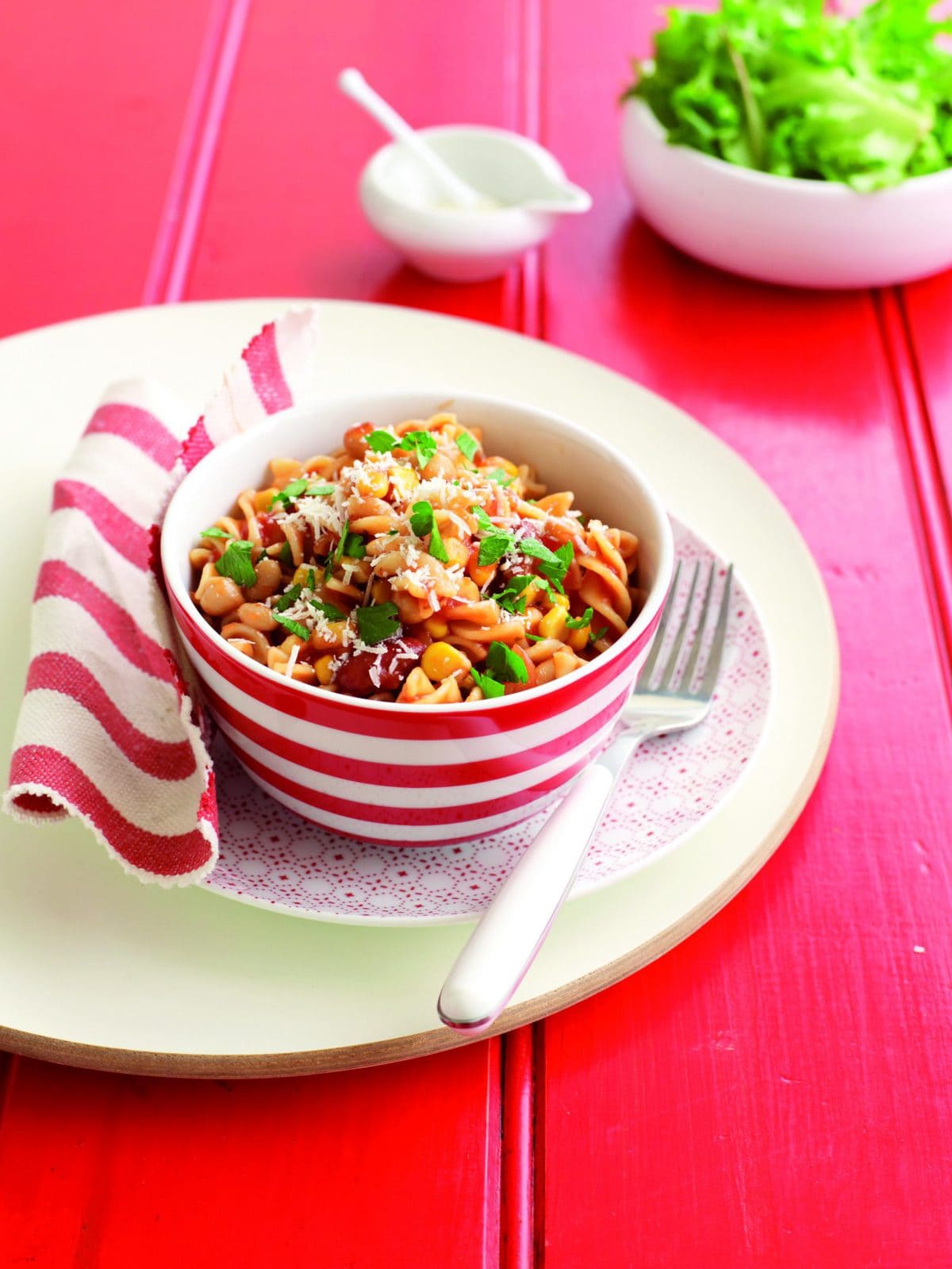 Toss-together vege pasta
