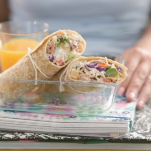 Tuna coleslaw wraps