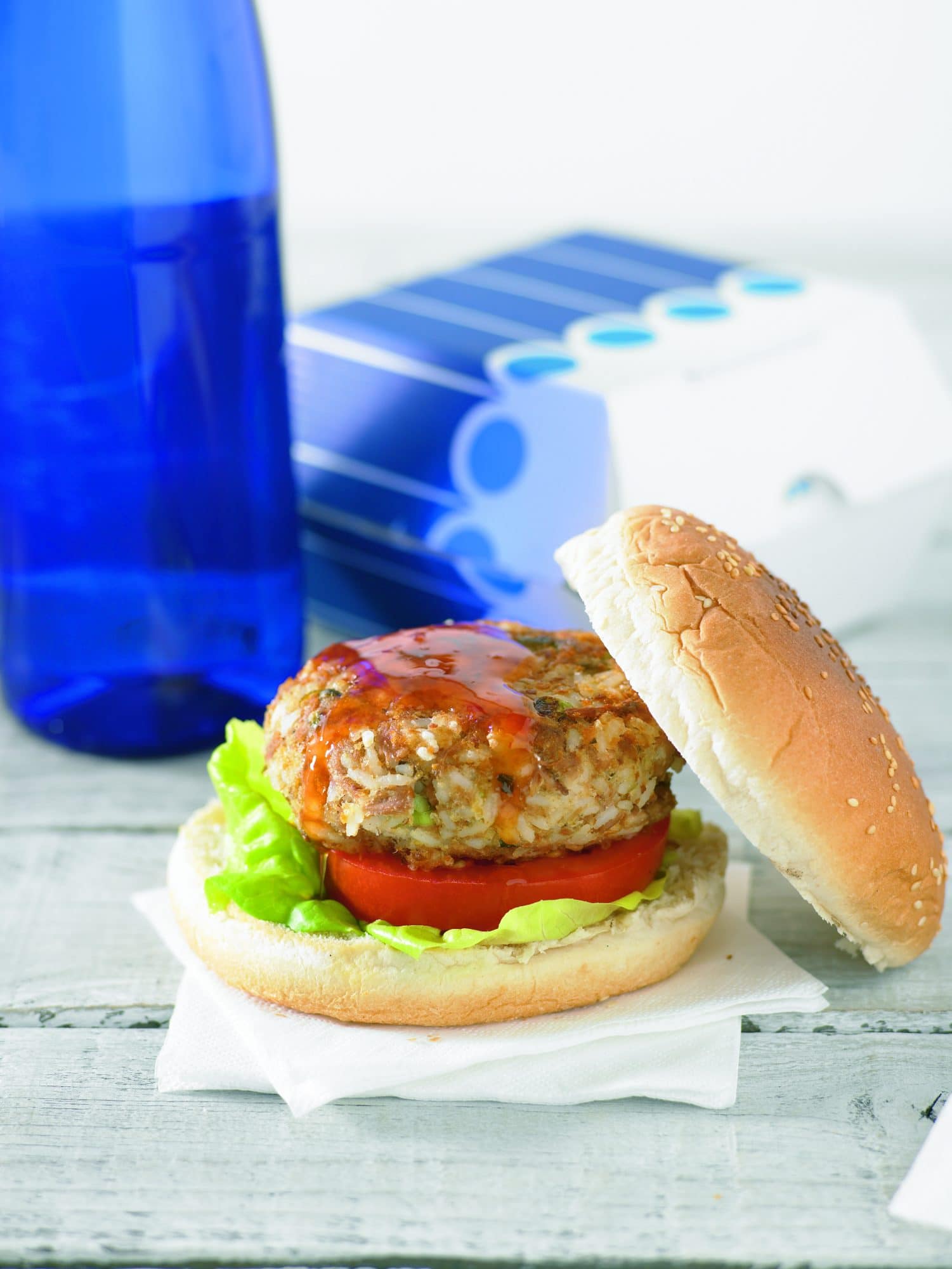 Tuna patty burgers