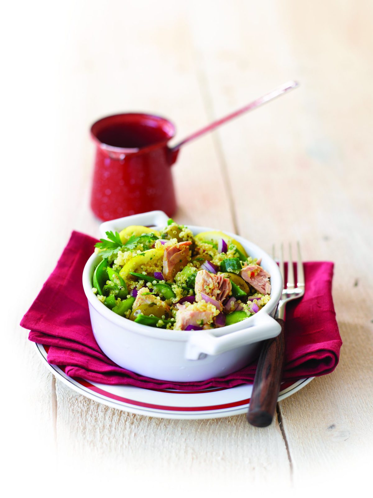 Tuna quinoa salad
