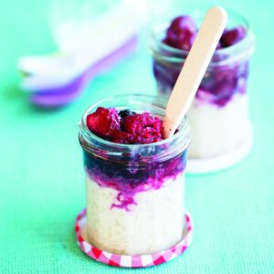 Vanilla almond rice jars