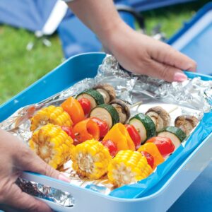 Vegetable kebabs