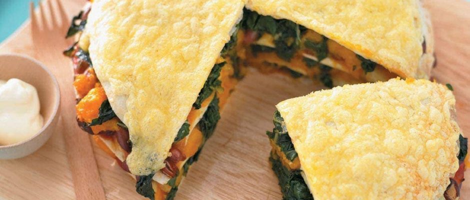 Vegetable stack ‘pie’