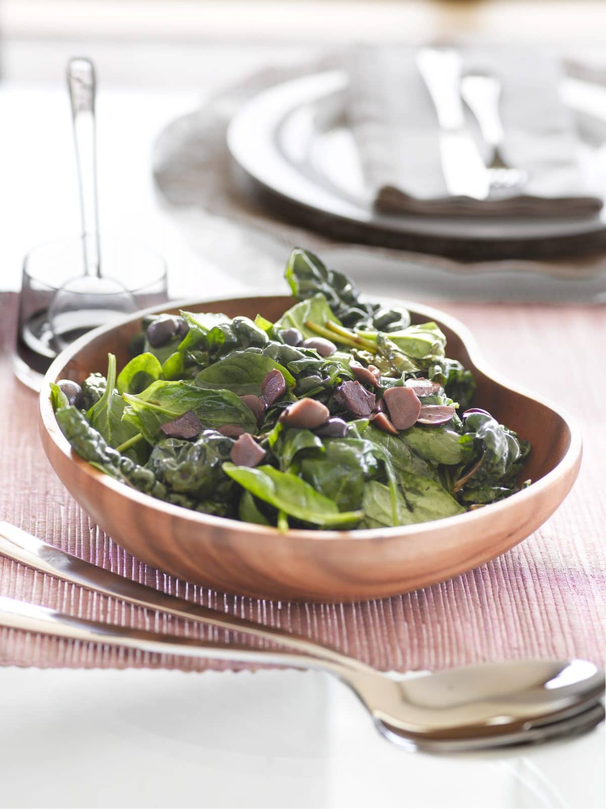 Warm green salad