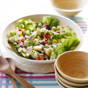 Warm potato salad