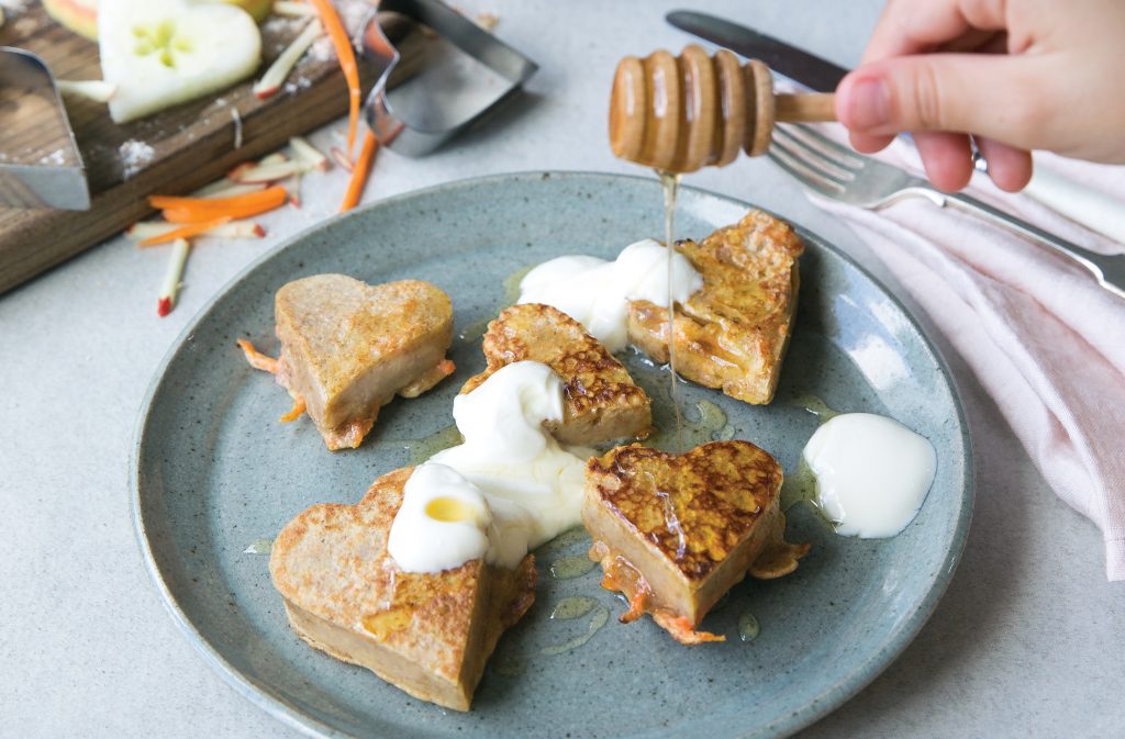 Apple and carrot pikelets Apple and carrot pikelets