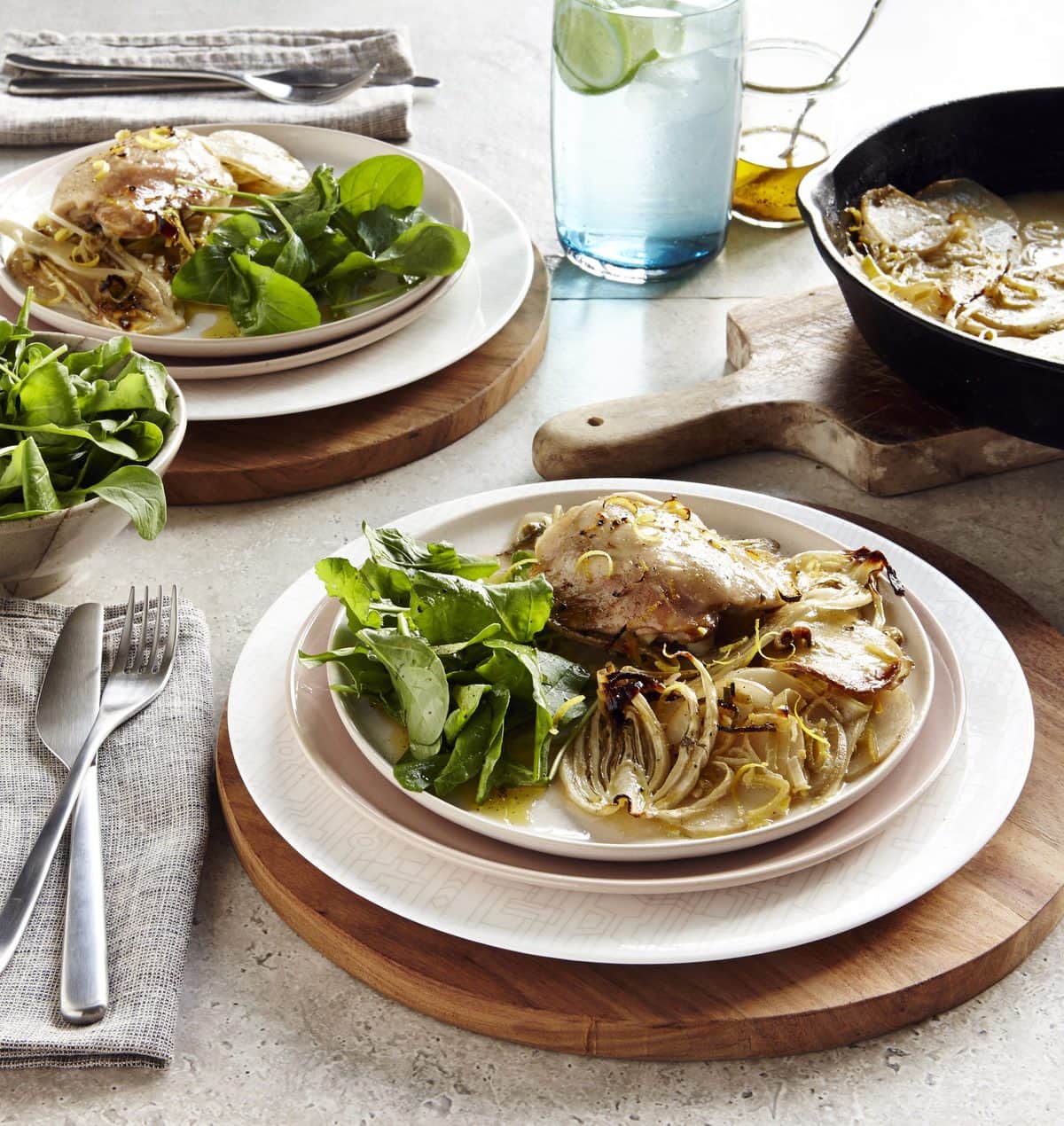 Chicken and fennel bake