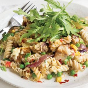 Smoked fish pasta bake
