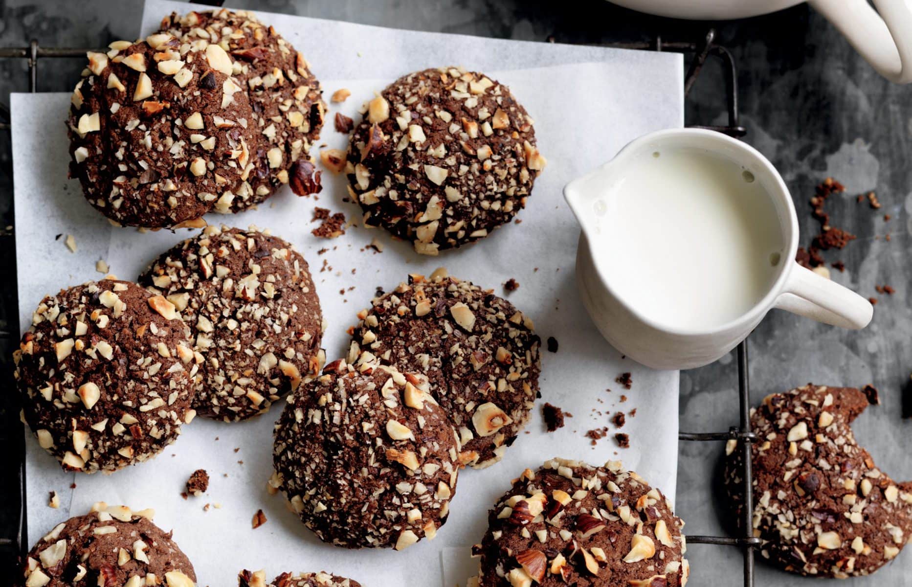Chocolate hazelnut biscuits