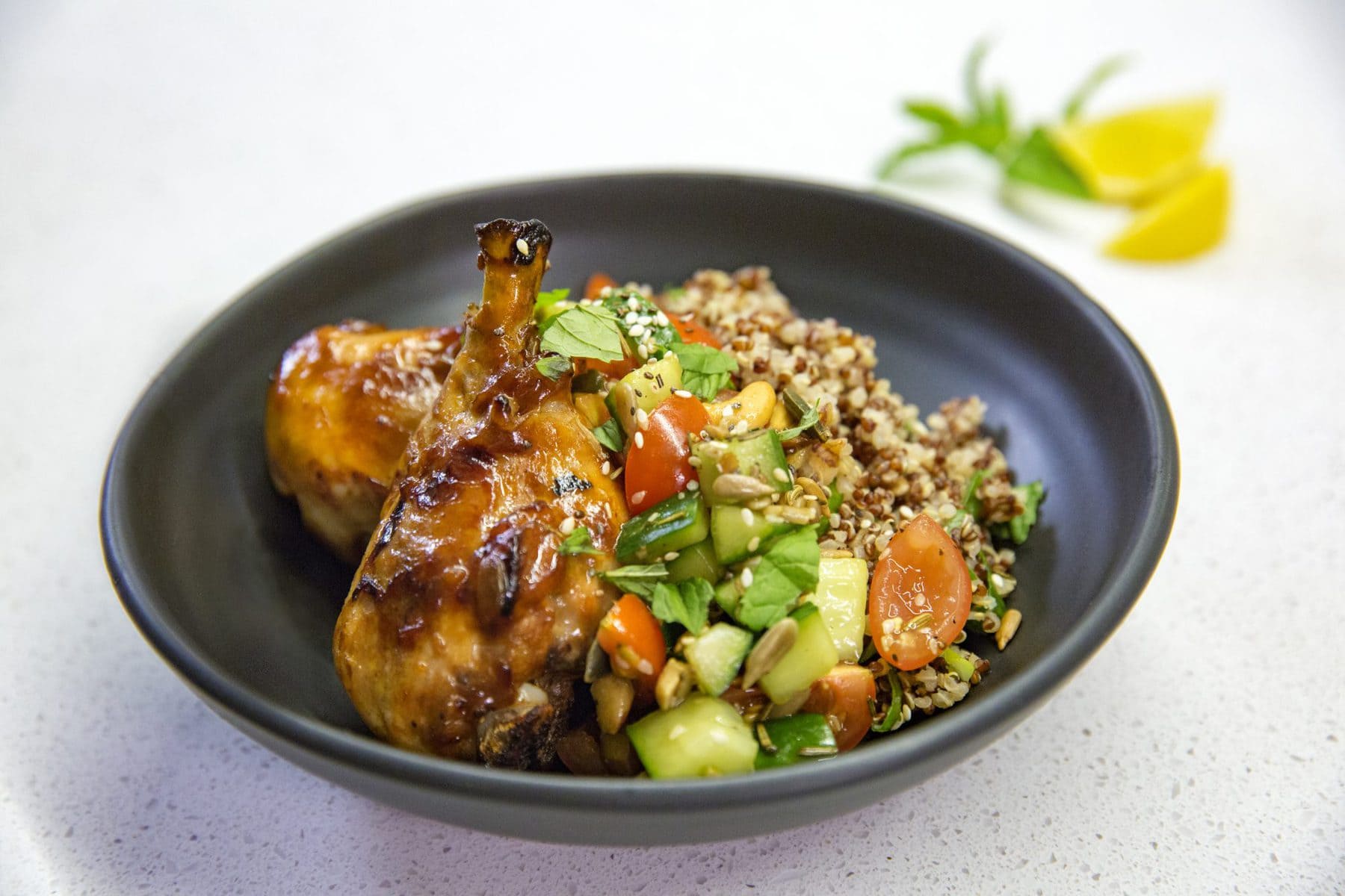 Tangy chicken drumsticks