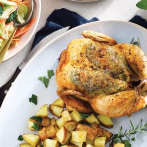 Weeknight meal plan: Herb chicken, lime chilli miso, veg ragout, chicken pilaf