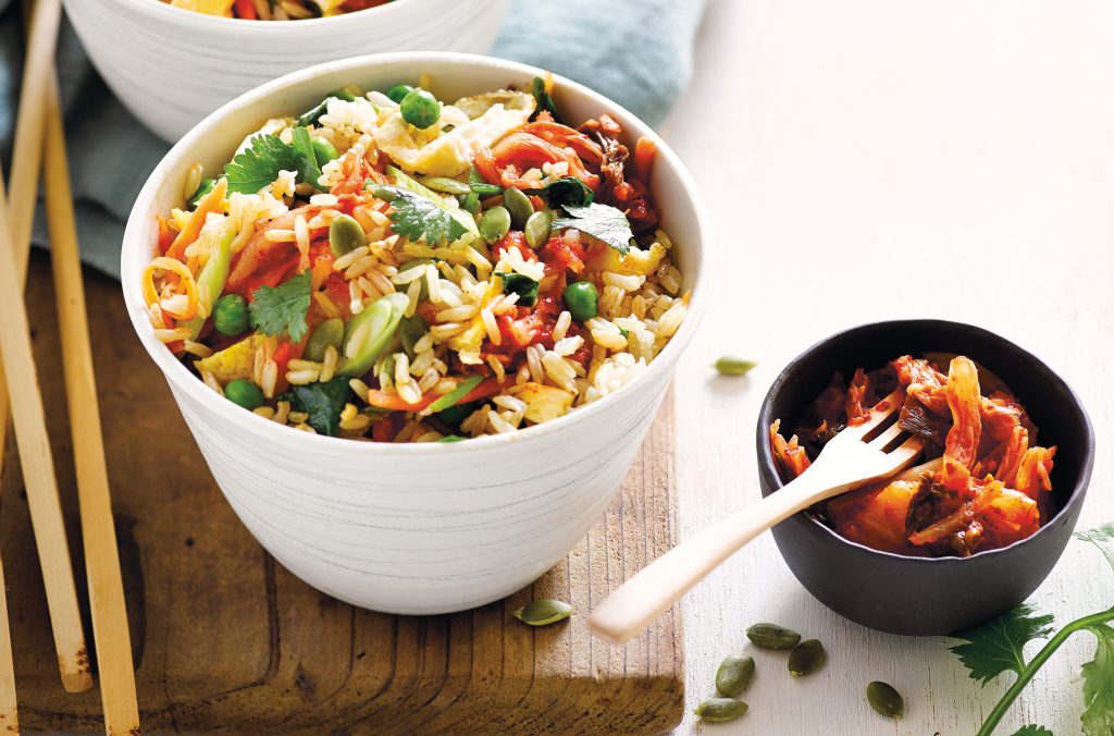 Kimchi fried rice Kimchi fried rice