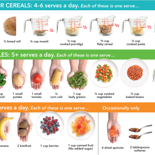 Serving size guide