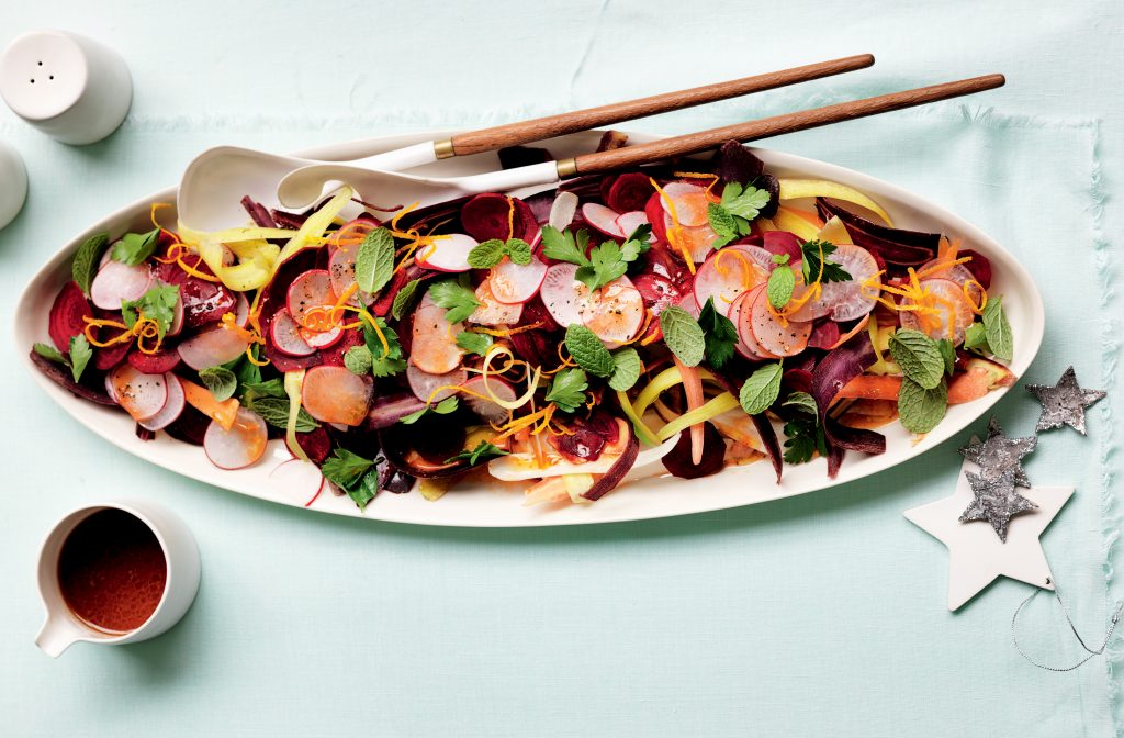 Carrot and beetroot salad with orange harissa dressing Carrot and beetroot salad with orange harissa dressing