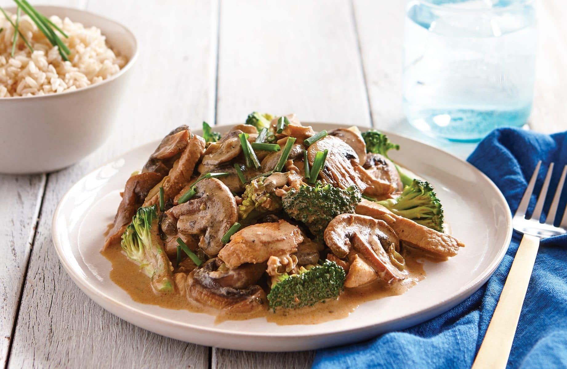 Chicken stroganoff