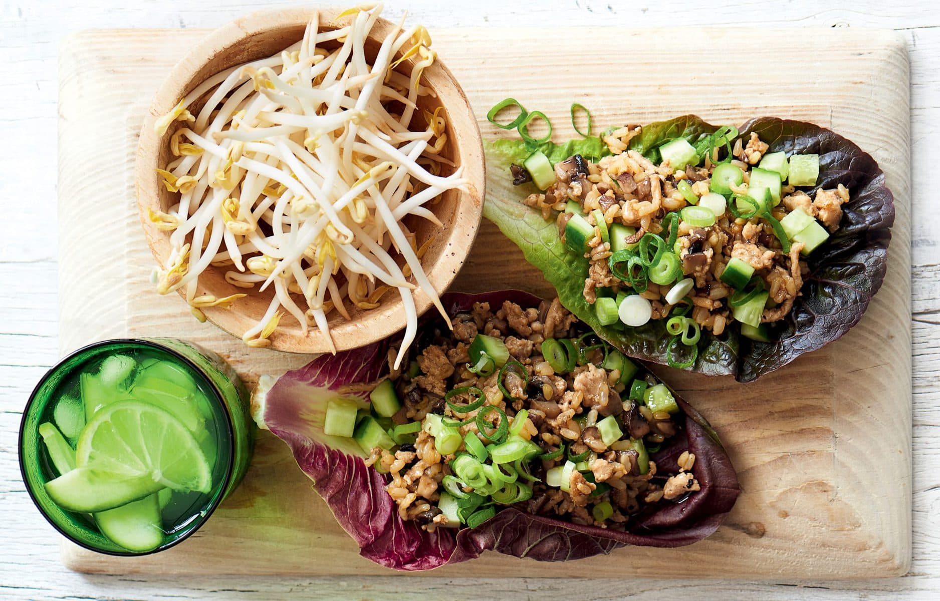 Chicken san choy bau