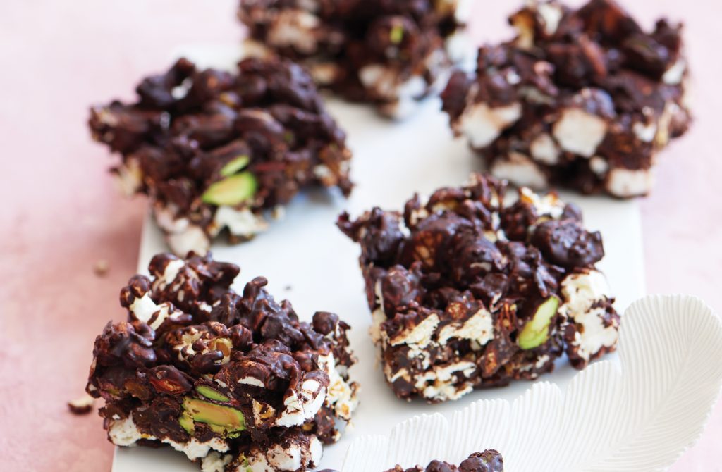Dark chocolate rocky road Dark chocolate rocky road