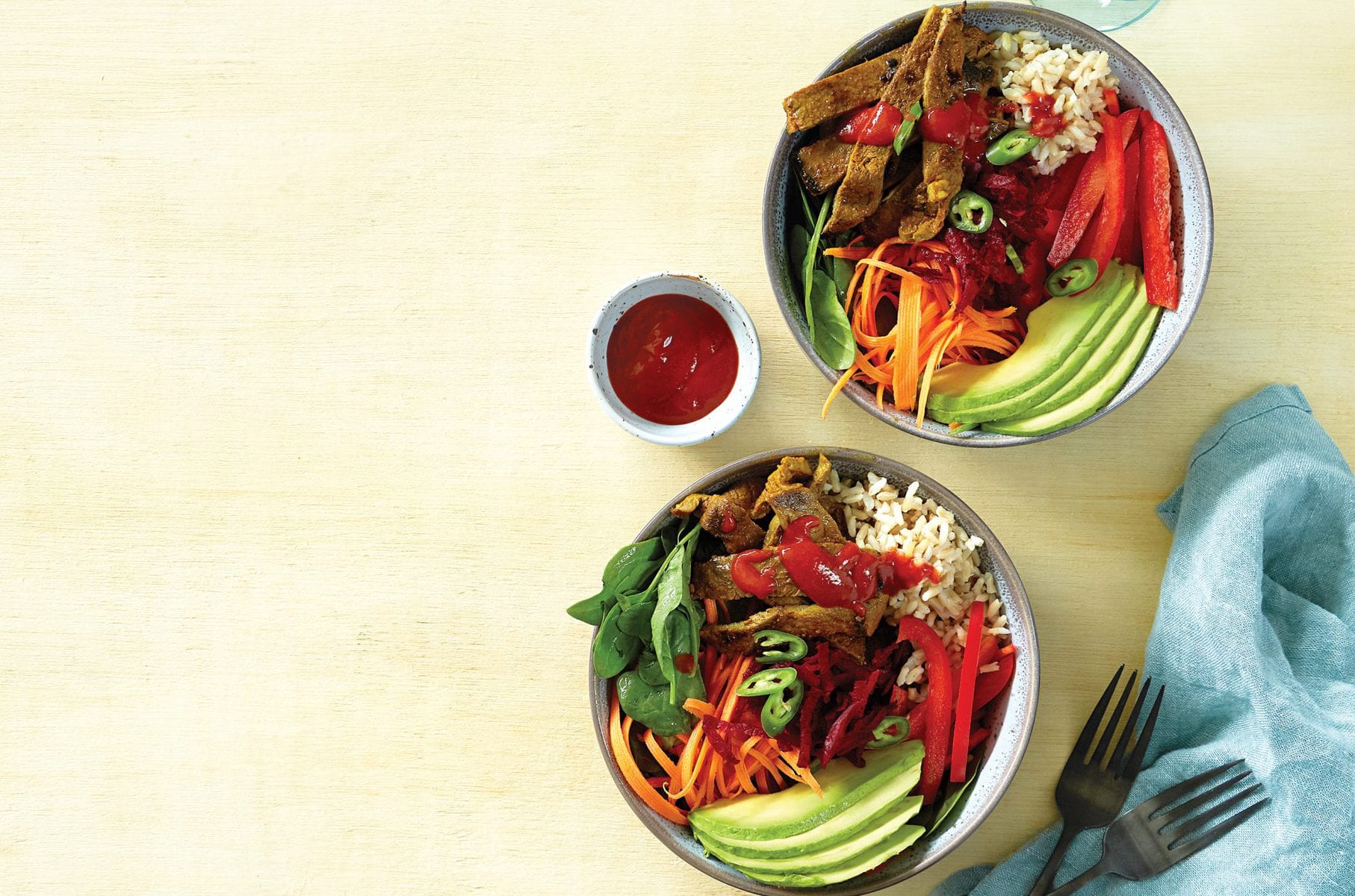 Turmeric ginger beef bowl