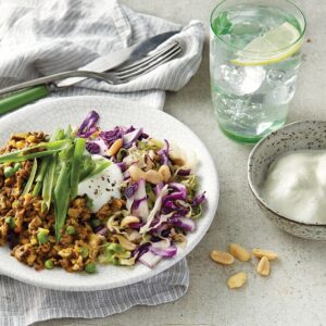 Weeknight meal plan: Potato clafoutis, nasi goreng, curried lamb mince, chilli prawn pasta