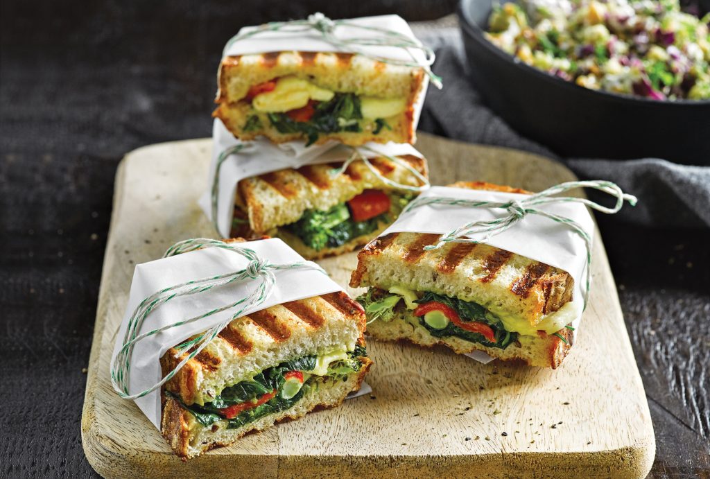 The ultimate veggie toastie with winter slaw The ultimate veggie toastie with winter slaw