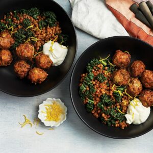 Weeknight meal plan: Lamb meatballs, spicy tofu, tandoori salmon, chicken minestrone